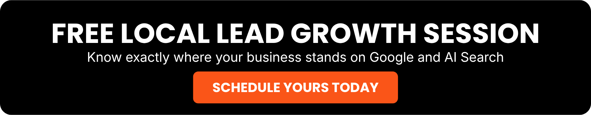 Graphic promoting a free local lead growth session from Lightning Leads Pro, offering insights